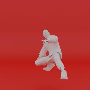 Character Pose Toy Man Miniature Figure 006