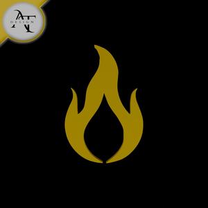 Simple Flame Symbol - 2D Art