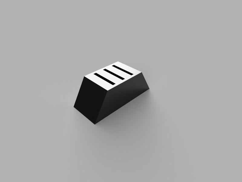 Basic Trapezoid SD card holder