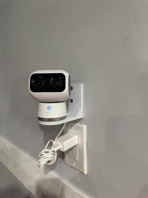 Eufy S350 Indoor Dual Cam 4K wall mount