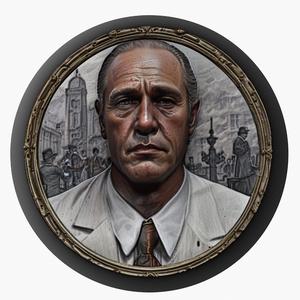 Vito Corleone (The Godfather) medallion pendant