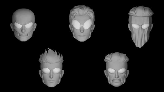 EVIL INVINCIBLE HEAD SCULPT V.2