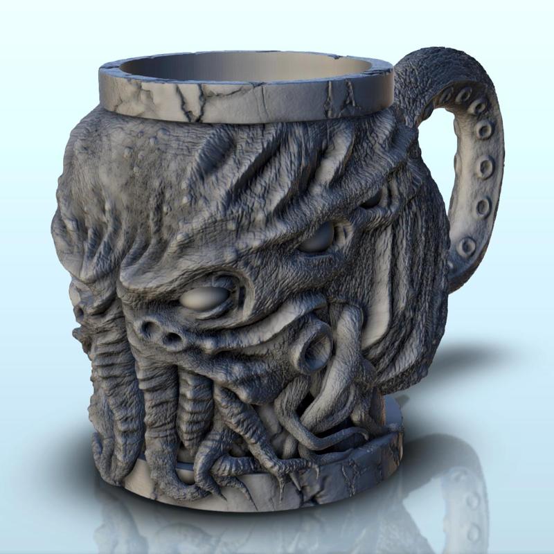 Ktulhu dice mug (17) - Can holder Game Dice Gaming Beverage Drink