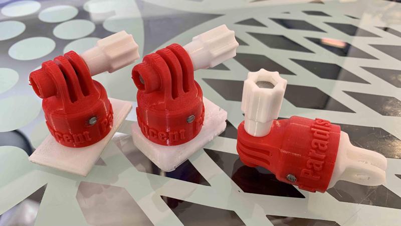 Gopro type 360° mounting kit