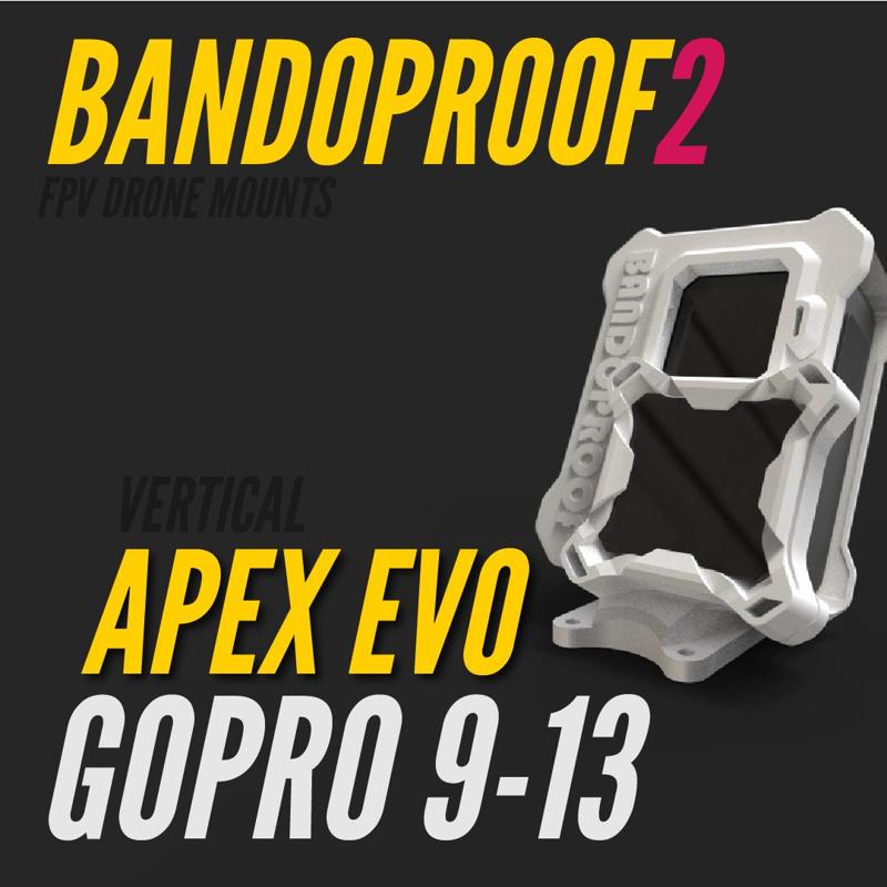 BANDOPROOF 2 // FIX MOUNT// VERTICAL APEX EVO // GOPRO9-13