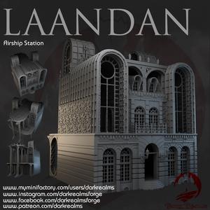 Dark Realms - Laandan Steamtown - Airship Station