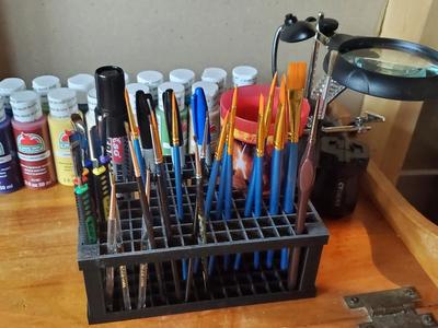 Paintbrush and Tool Holder
