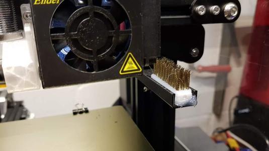 Ender 3 wiper brush holder