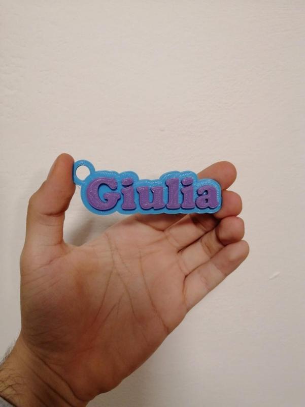 "Giulia" Keychain custom