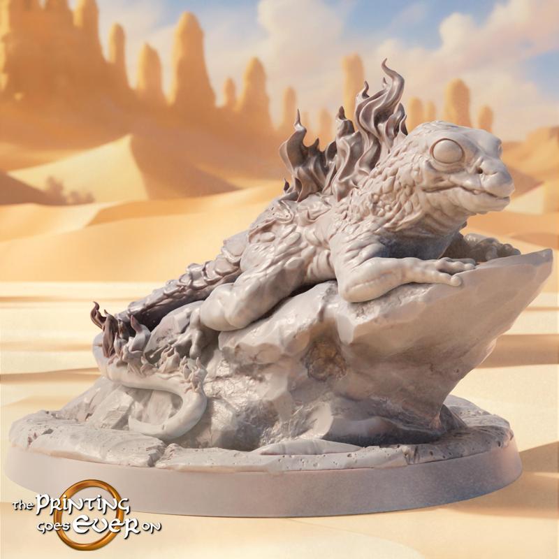 Flame Salamander A - Presupported