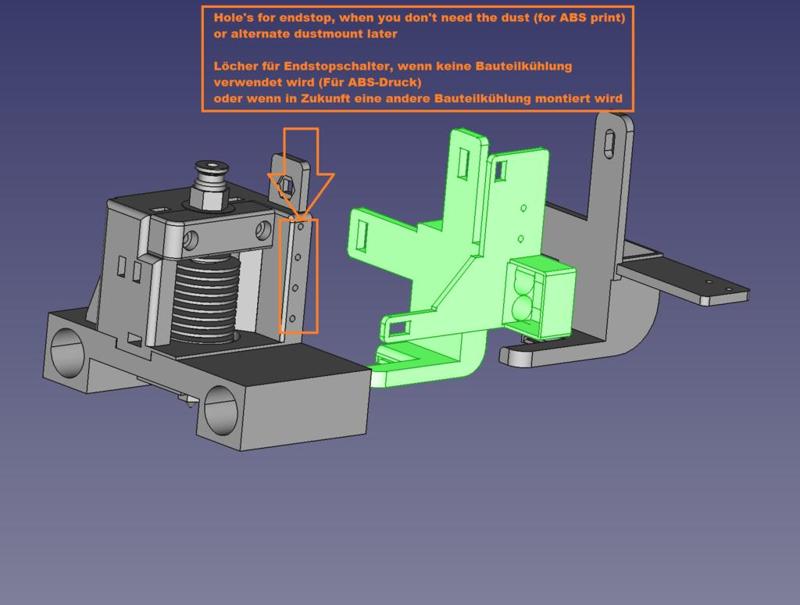 E3D V6 clone mount for 4Max *UPDATE 24.01.2020*