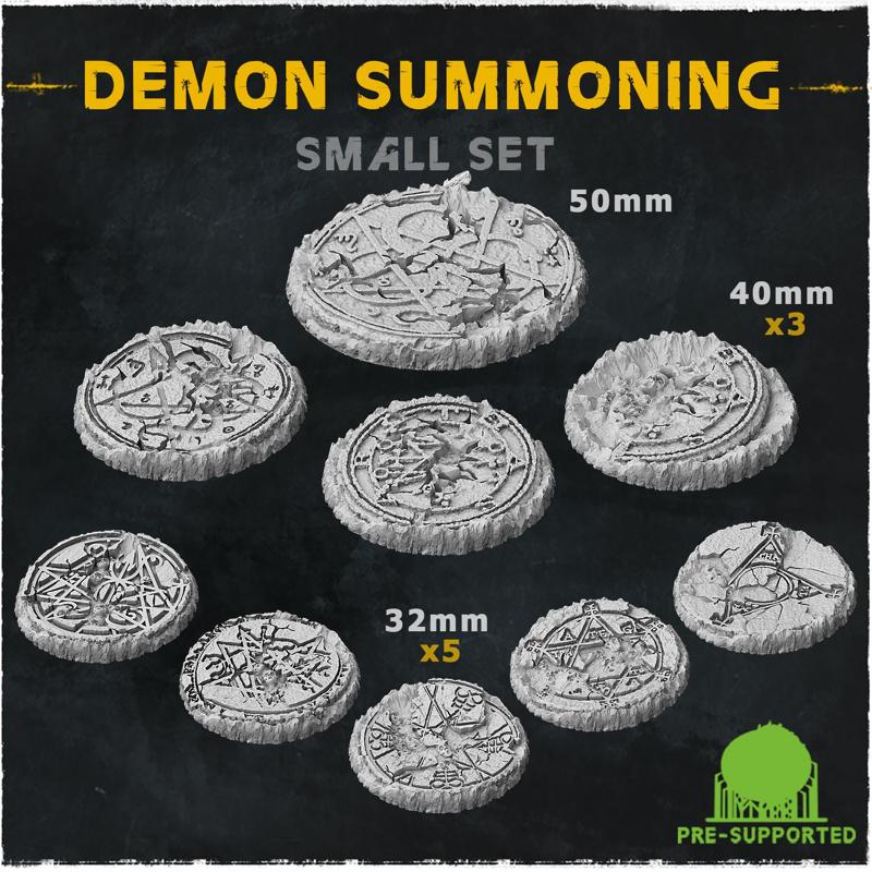 Demon Summoning (Small Set) - Wargame Bases & Toppers 2.0
