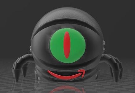 Suporte Alexa Echo Dot 4a e 5a Geração Robot Spider Spy