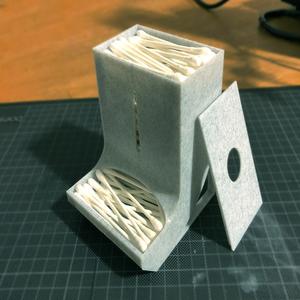 Q Tips Dispenser / Cotton Swabs Dispenser