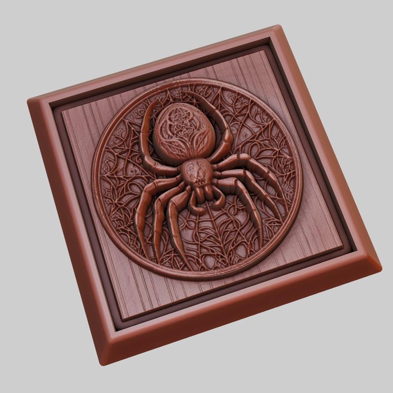 Spider Animal 3D Model for CNC Router Laser & 3D Printer