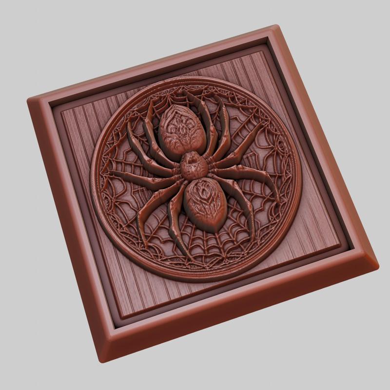 Spider Animal 3D Model for CNC Router Laser & 3D Printer