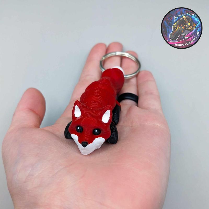 Baby Flexi Fox Keychain
