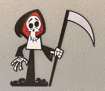 Multicolor Grim Magnet
