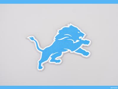 Detroit Lions Plaque Multi-Color