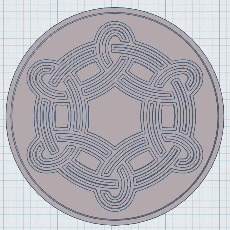 Viking Symbol Coaster 17