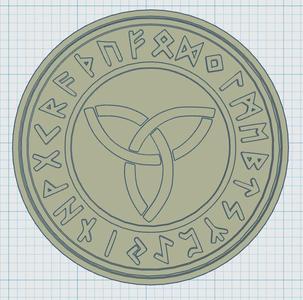 Viking Symbols Coaster 04