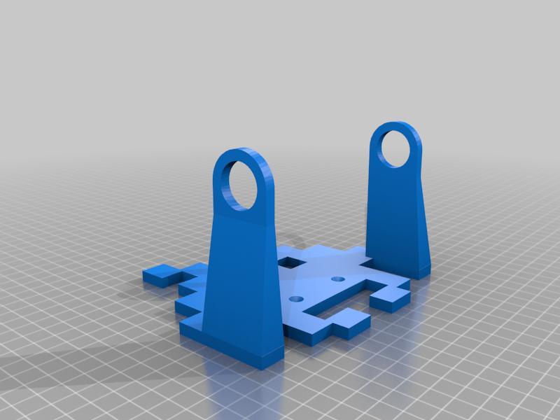 Toilet Invader Paper Holder 35mm