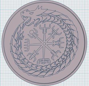 Viking Symbol Coaster 27