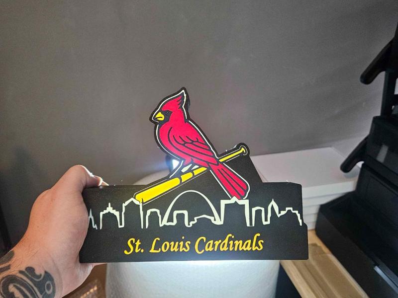 MLB Lightbox St. Louis Cardinals with skyline!