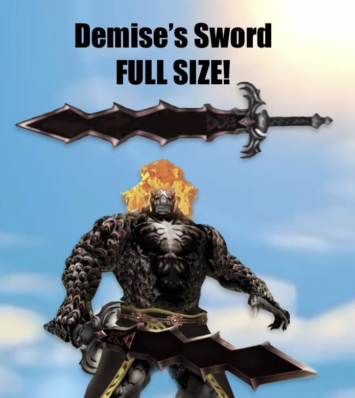 Demise’s Sword from The Legend of Zelda: Skyward Sword