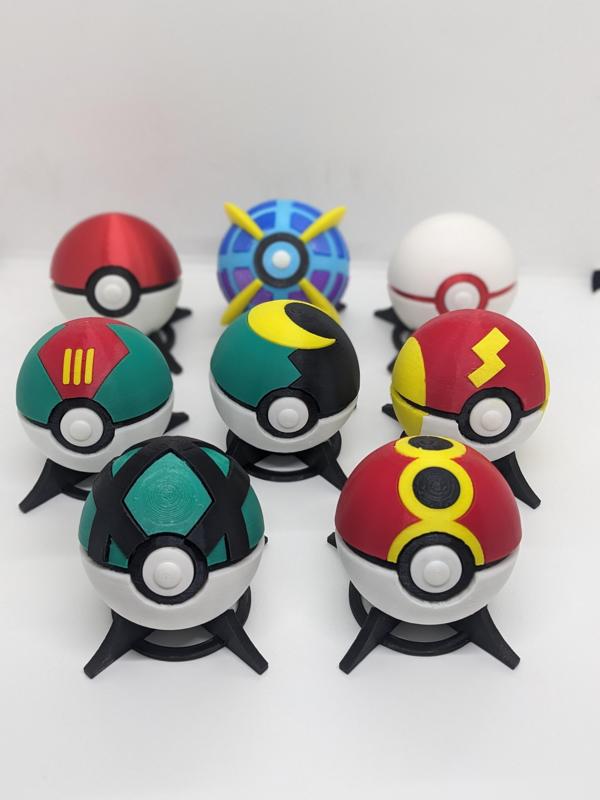 Pokeball Bundle 3 - 7 different Balls