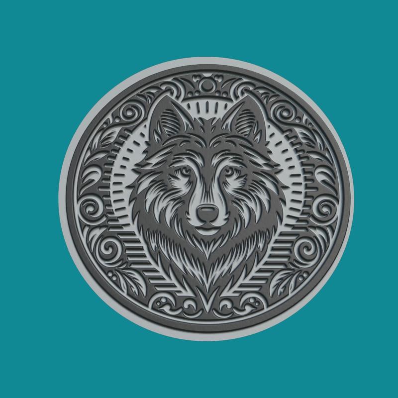 Wolf Print Model