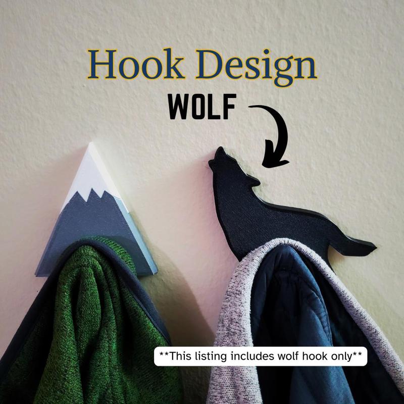 Wolf Coat Hook
