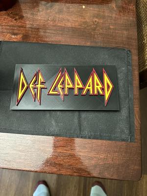 Def Leppard Band Sign