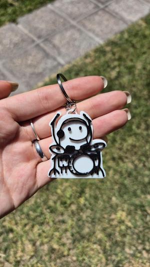 Key ring flork battery