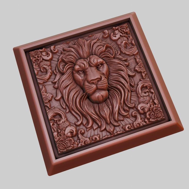 lion Animal 3D Model for CNC Router Laser & 3D Printer