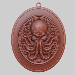 Octopus Animal Pendant Octopus Animal Necklace for CNC Router Laser & 3D Printer