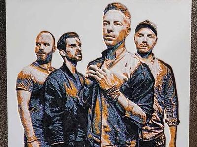 The Band Coldplay Members with Logo Hueforge