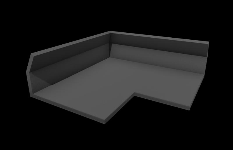 Elitescreens Aeon Edge Free projector screen corner / edge trim cover