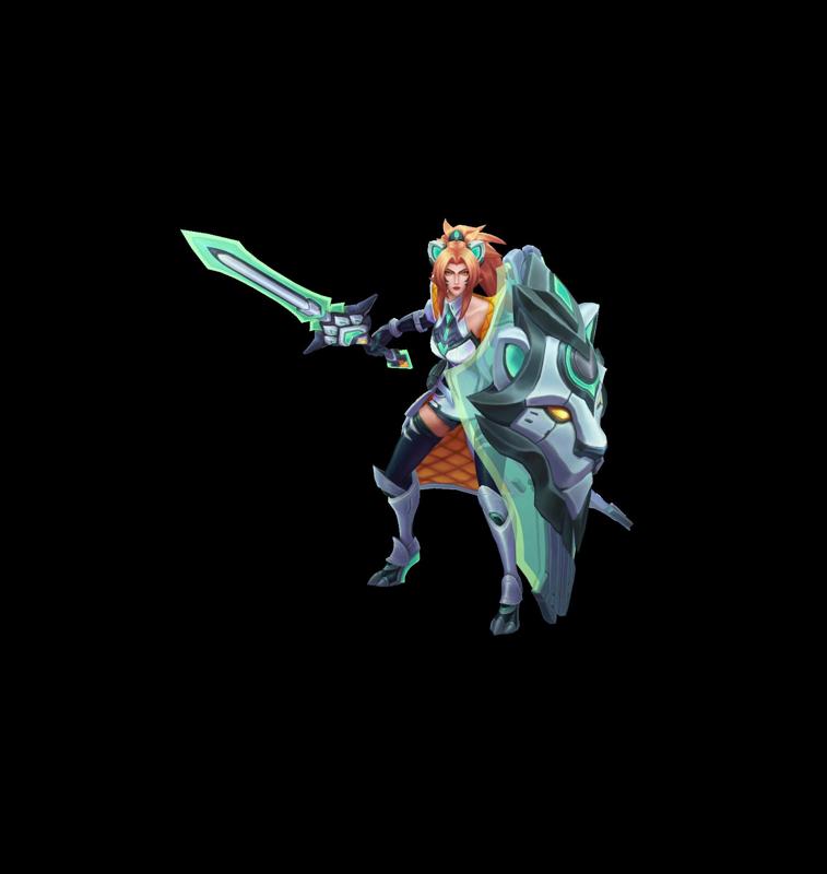 Battle Lion Leona League of Legends 3D print model
