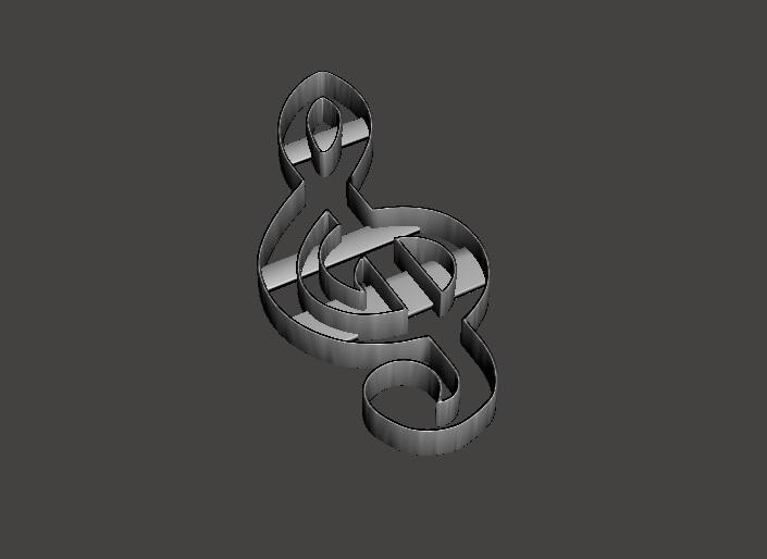 PACK X3 MUSICAL NOTES COOKIE CUTTERS