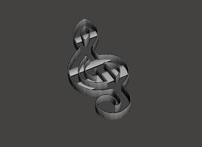 PACK X3 MUSICAL NOTES COOKIE CUTTERS