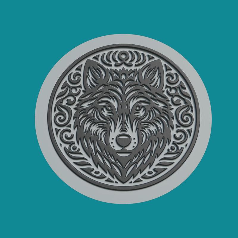 Wolf Print Model