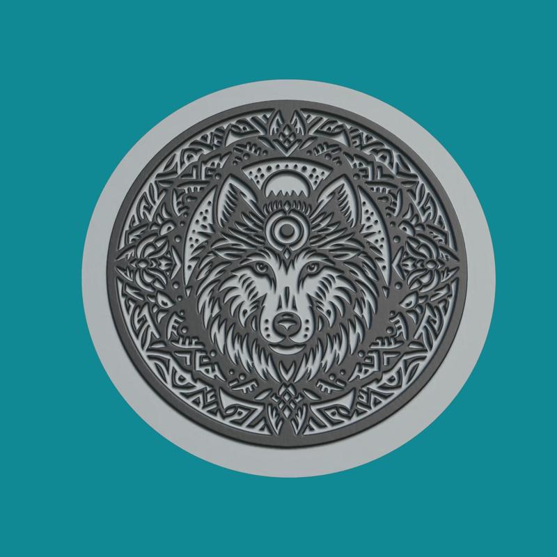 Wolf Print Model