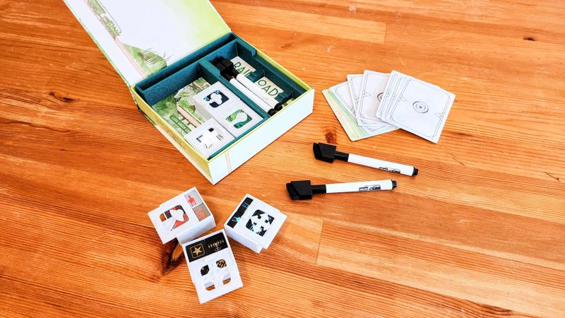 Railroad Ink Board Game Insert