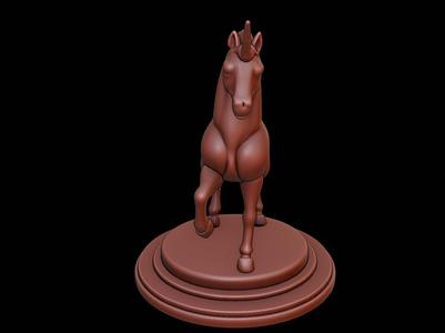 Unicorn Bust
