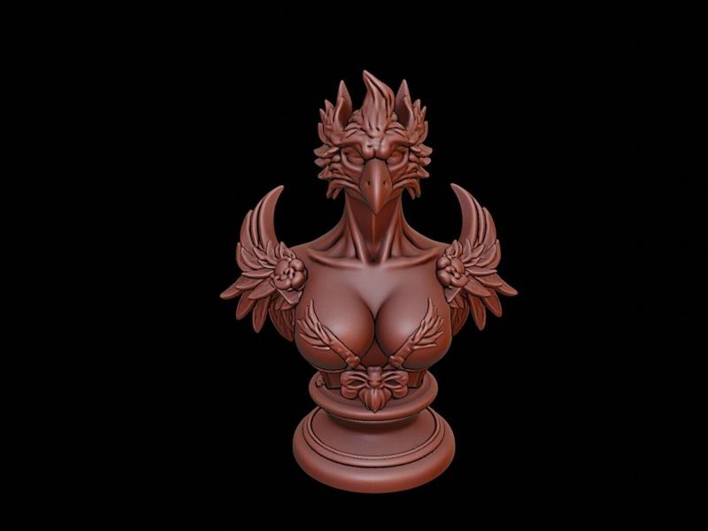 Phoenix Beast Bust
