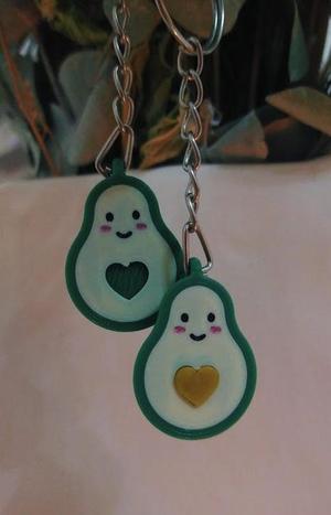 Avocado Keychain