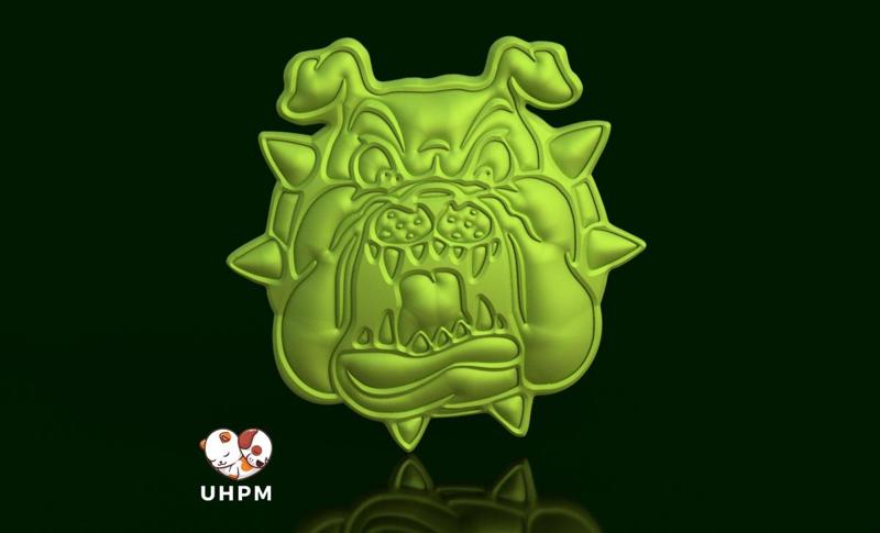 "Canine Rage: Bulldog barking".