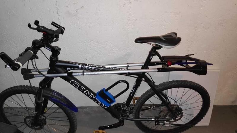 Bicycle Crutch Holder