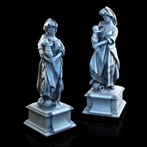 Mother Statue - Medieval Town Set